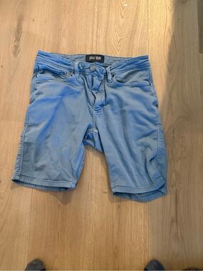 Du/er Men's Light Blue Stretch Shorts